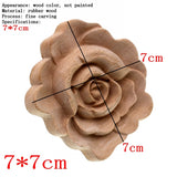 Rose Wood Carving Furniture Embellishment