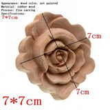 Rose Wood Carving Furniture Embellishment
