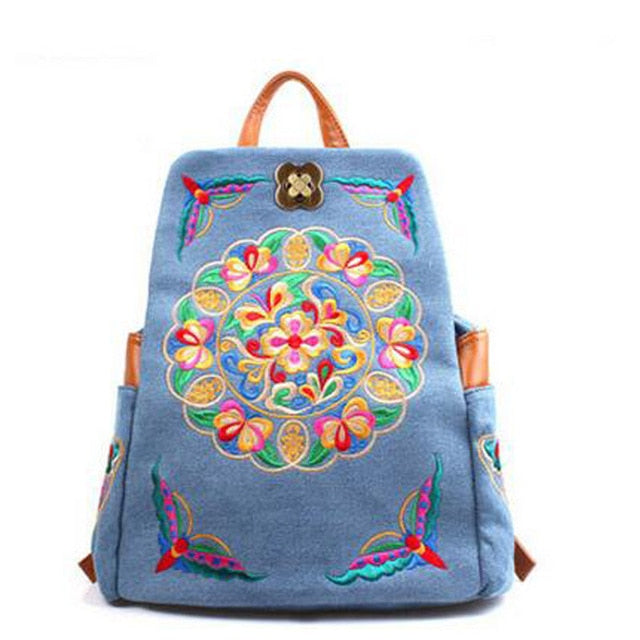 embroidered boho backpack school bag Womens Handbags, Bags, Overnight Bags, Totes, Purses, and coin purses | Woodland Gatherer | Australian NZ Online Store | Gifts & Treasures | Special Occasions & Everyday Fun | Whimsical Treats | Jewellery | Fashion | Crafting DYI | Stationery | Boho Festival Fashion | Home Decor & Fittings