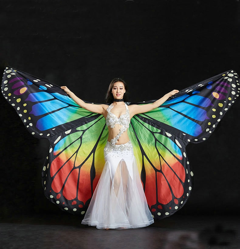 Super Large Butterfly Wings Dancing Festival Wear Adult Kids 2 Sizes