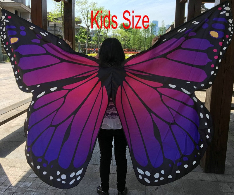 Super Large Butterfly Wings Dancing Festival Wear Adult Kids 2 Sizes