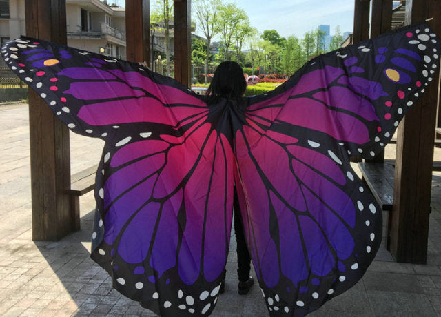 Super Large Butterfly Wings Dancing Festival Wear Adult Kids 2 Sizes