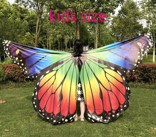 Super Large Butterfly Wings Dancing Festival Wear Adult Kids 2 Sizes