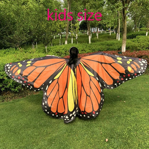 Super Large Butterfly Wings Dancing Festival Wear Adult Kids 2 Sizes
