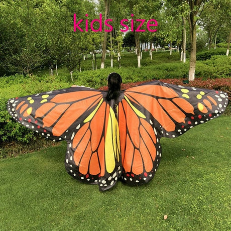 Super Large Butterfly Wings Dancing Festival Wear Adult Kids 2 Sizes