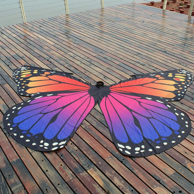 Super Large Butterfly Wings Dancing Festival Wear Adult Kids 2 Sizes