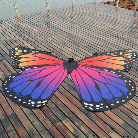 Super Large Butterfly Wings Dancing Festival Wear Adult Kids 2 Sizes