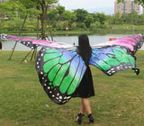 Super Large Butterfly Wings Dancing Festival Wear Adult Kids 2 Sizes