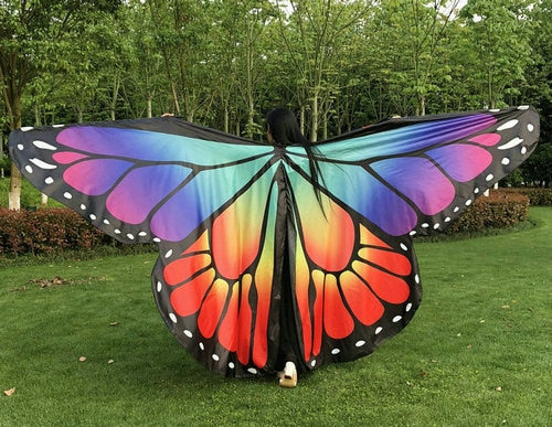 Super Large Butterfly Wings Dancing Festival Wear Adult Kids 2 Sizes