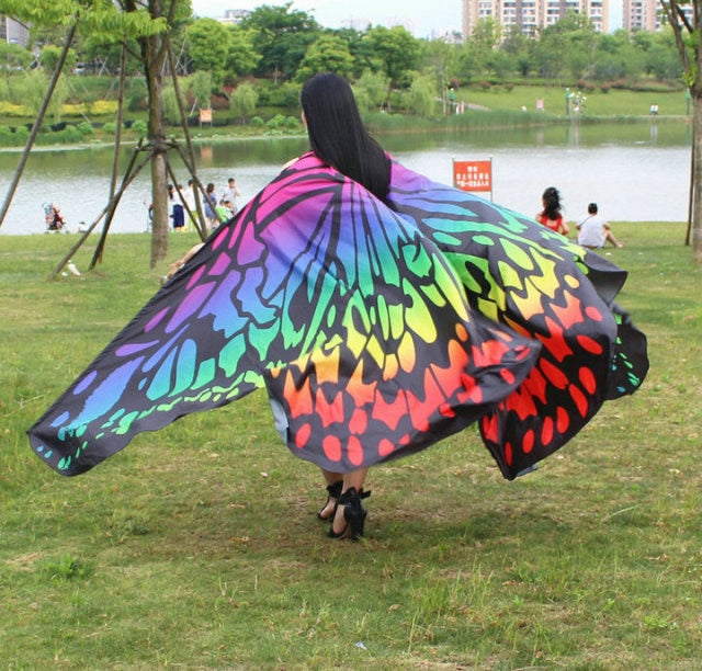Super Large Butterfly Wings Dancing Festival Wear Adult Kids 2 Sizes