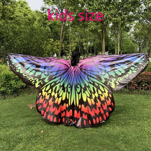 Super Large Butterfly Wings Dancing Festival Wear Adult Kids 2 Sizes