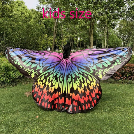 Super Large Butterfly Wings Dancing Festival Wear Adult Kids 2 Sizes