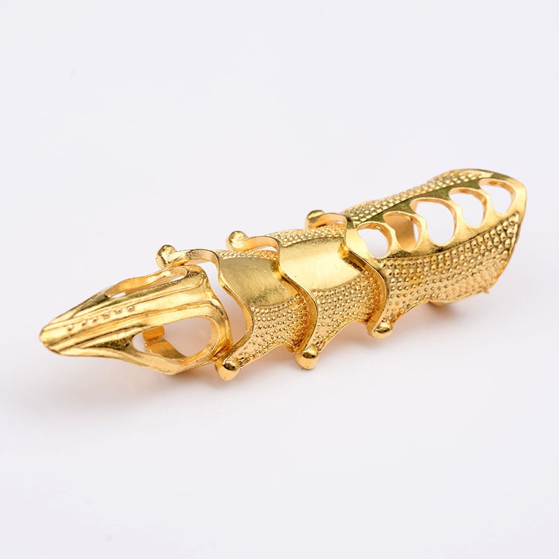 Skull Double Finger Ring Knuckle Armour