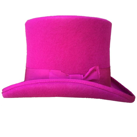 Hot Pink Tall Top Hat