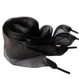 4cm Wide Chiffon Shoelaces Flat Ribbon Shoe Laces for Sneakers | 140cm/55Inch - Woodland Gatherer