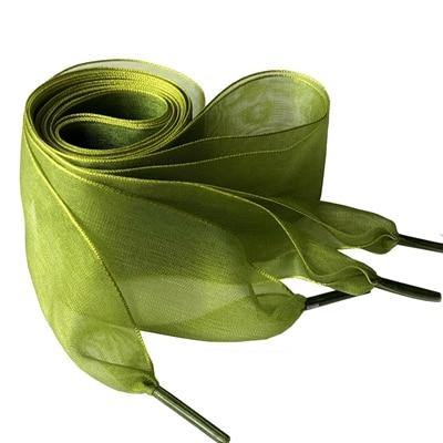 4cm Wide Chiffon Shoelaces Flat Ribbon Shoe Laces for Sneakers | 140cm/55Inch - Woodland Gatherer