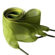 4cm Wide Chiffon Shoelaces Flat Ribbon Shoe Laces for Sneakers | 140cm/55Inch - Woodland Gatherer