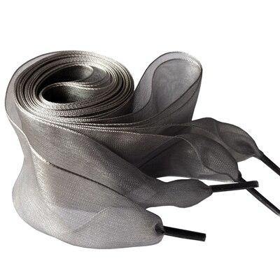 4cm Wide Chiffon Shoelaces Flat Ribbon Shoe Laces for Sneakers | 140cm/55Inch - Woodland Gatherer