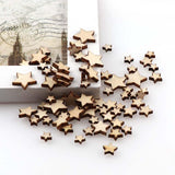 100 Wooden Stars | DIY Craft Supplies - Woodland Gatherer