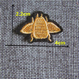 Bees Iron On Appliqué Embroidered Patches