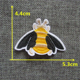 Bees Iron On Appliqué Embroidered Patches