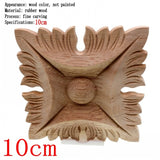 Flower Carving Natural Wooden Tiles