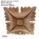 Flower Carving Natural Wooden Tiles