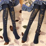 Sweet Jellyfish Printed Tights