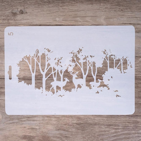 17cm x 26cm DIY Craft Layering Reindeer Stencils - Woodland Gatherer Woodland Gatherer | Australian Online Gift Store | Gifts & Treasures | Special Occasions & Everyday Fun | Whimsical Treats | Costumes | Jewellery | Fashion | Crafting DIY | Stationery | Boho Festival Fashion | Home Decor & Fittings     Afterpay Available Paypal Available Humm Available Worldwide Shipping Available