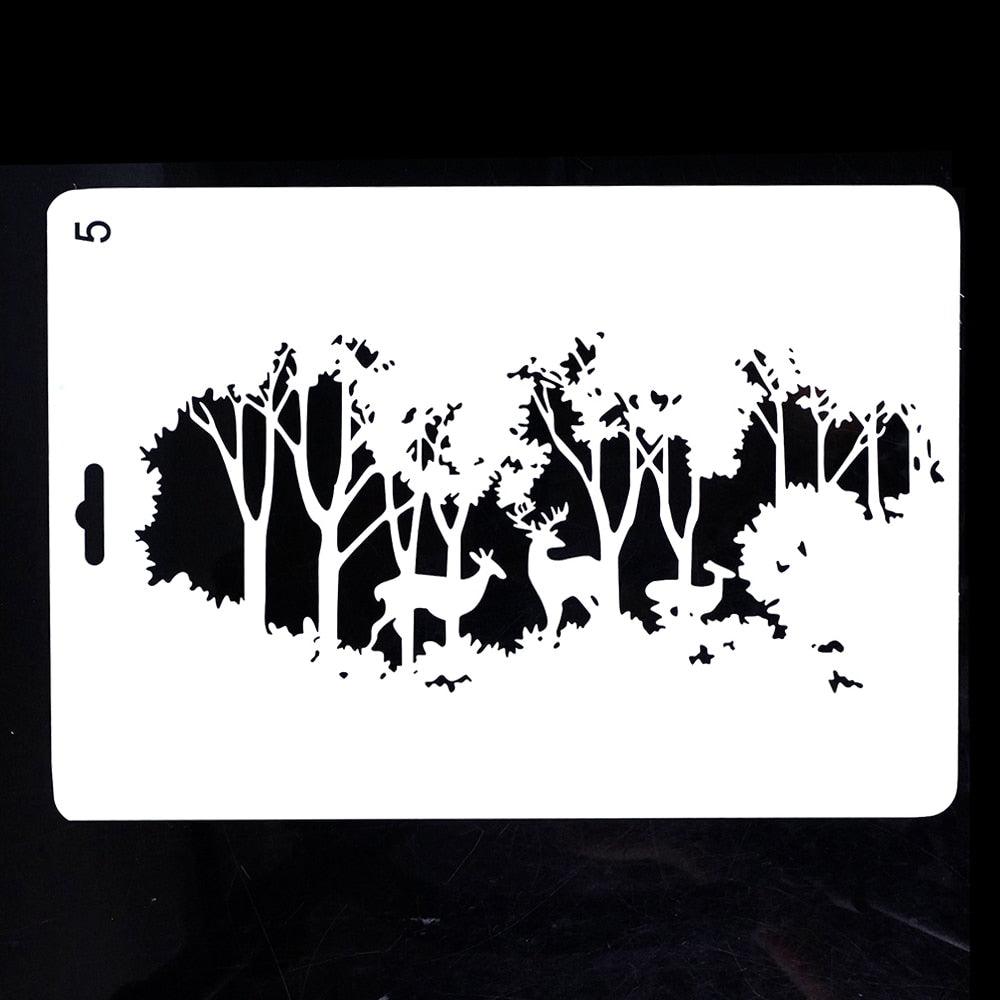 17cm x 26cm DIY Craft Layering Reindeer Stencils - Woodland Gatherer Woodland Gatherer | Australian Online Gift Store | Gifts & Treasures | Special Occasions & Everyday Fun | Whimsical Treats | Costumes | Jewellery | Fashion | Crafting DIY | Stationery | Boho Festival Fashion | Home Decor & Fittings     Afterpay Available Paypal Available Humm Available Worldwide Shipping Available