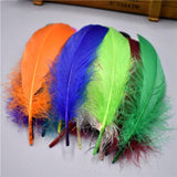 100pcs Goose Nagoire Feathers Plumes | 5-7inch/13-18cm | Crafting | Many Colours - Woodland Gatherer