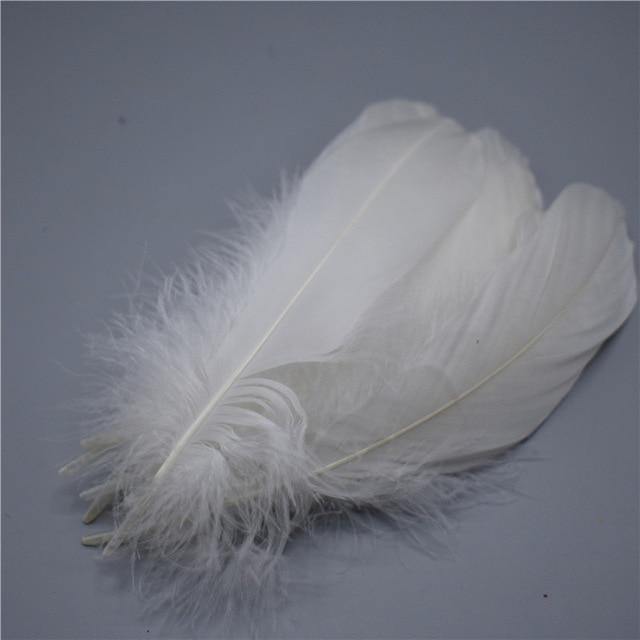 100pcs Goose Nagoire Feathers Plumes | 5-7inch/13-18cm | Crafting | Many Colours - Woodland Gatherer