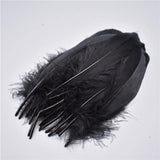 100pcs Goose Nagoire Feathers Plumes | 5-7inch/13-18cm | Crafting | Many Colours - Woodland Gatherer