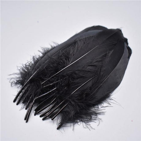 100pcs Goose Nagoire Feathers Plumes | 5-7inch/13-18cm | Crafting | Many Colours - Woodland Gatherer