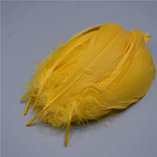 100pcs Goose Nagoire Feathers Plumes | 5-7inch/13-18cm | Crafting | Many Colours - Woodland Gatherer