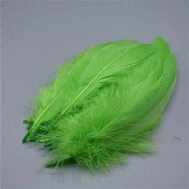 100pcs Goose Nagoire Feathers Plumes | 5-7inch/13-18cm | Crafting | Many Colours - Woodland Gatherer
