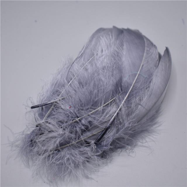 100pcs Goose Nagoire Feathers Plumes | 5-7inch/13-18cm | Crafting | Many Colours - Woodland Gatherer