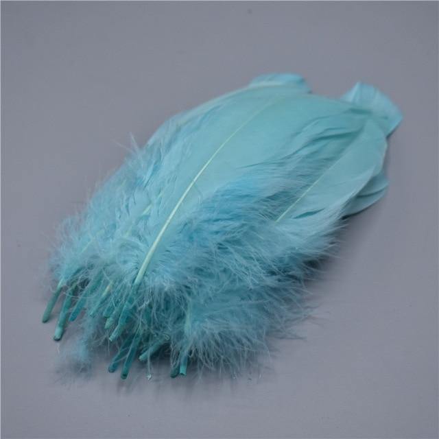 100pcs Goose Nagoire Feathers Plumes | 5-7inch/13-18cm | Crafting | Many Colours - Woodland Gatherer