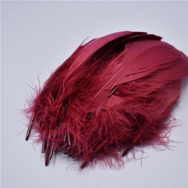 100pcs Goose Nagoire Feathers Plumes | 5-7inch/13-18cm | Crafting | Many Colours - Woodland Gatherer