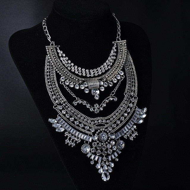 Gypsy Vintage Maxi Statement Necklace