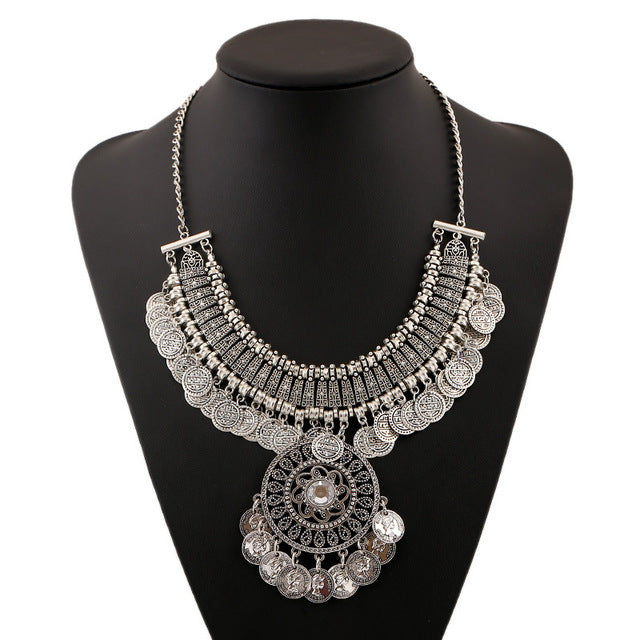Gypsy Vintage Maxi Statement Necklace