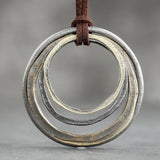 Handmade Circles Pendant Necklace