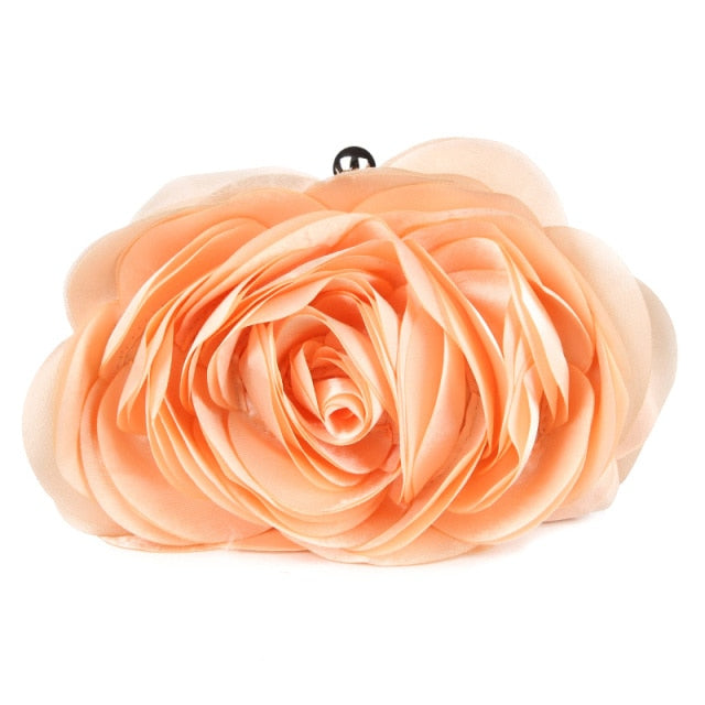 Rose Evening Bag Clutch Purse