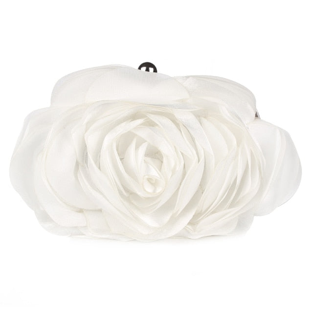 Rose Evening Bag Clutch Purse
