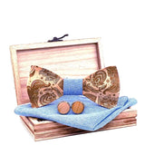 Paisley Wooden Bow Ties