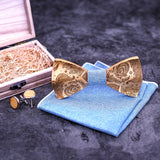 Paisley Wooden Bow Ties