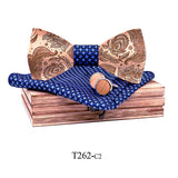 Paisley Wooden Bow Ties