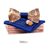Paisley Wooden Bow Ties