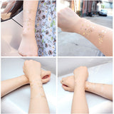 Itty Bitty Freckles!! Silver & Gold Foil Tattoo - Festival Face Tattoos