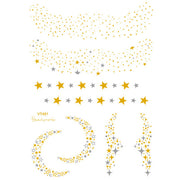 Itty Bitty Freckles!! Silver & Gold Foil Tattoo - Festival Face Tattoos